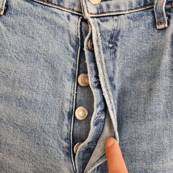 Agolde Women's Nico High Rise Raw Hem Slim Jean Style A093D-3002 Destressed 29 - Picture 8 of 11